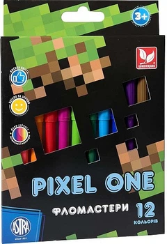 Фломастери Pixel One 12 кольорів 4823088238747 314022001-UA