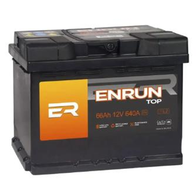 Аккумулятор ENRUN 66А +лев (L2) (640 пуск)