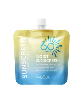 Солнцезащитный крем Sadoer Moist Sunscreen SPF 60+ PA+++