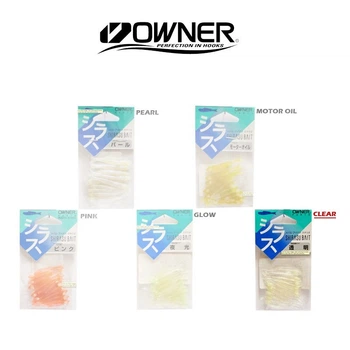 Силикон Owner Rubber Fish Shirasu Bait col.Clear 37мм, 10 шт/уп