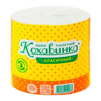 Папір туалетний Кохавинка Класичний (65496)