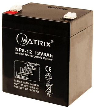 Акумуляторна батарея для ДБЖ Matrix 12V 5AH NP5-12