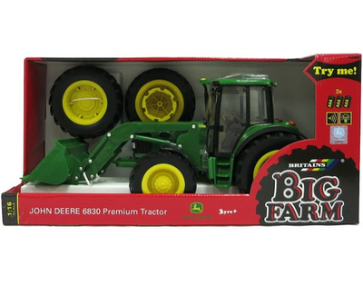 Трактор Tomy Britains John Deere Big Farm Premium з навантажувачем (036881424253)