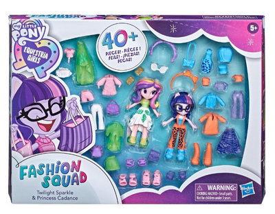 Zestaw figurek Hasbro My Little Pony Equestria Girls Fashion Squad Twilight Sparkle & Princess Cadance (5010993807864)