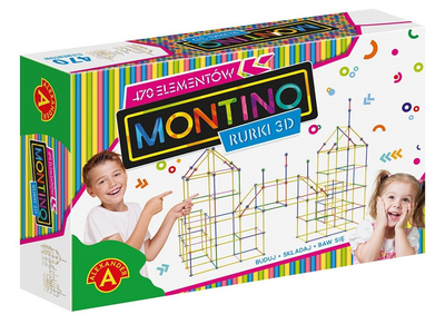 Конструктор Alexander Montino Tubes 3D 470 деталей (5906018022698)