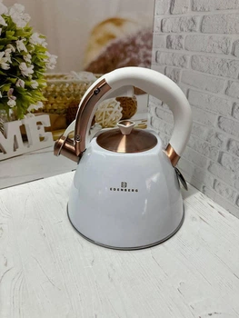 Чайник со свистком Edenberg EB-8863-White 3 л белый 4882741