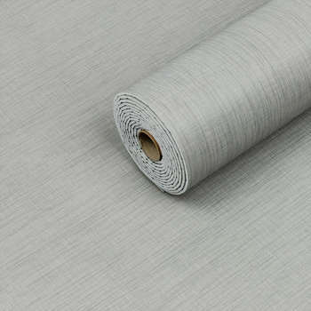 Самоклеющаяся виниловая плитка в рулоне Sticker Wall 3000х600х2мм светло-серое полотно матовая (2033)