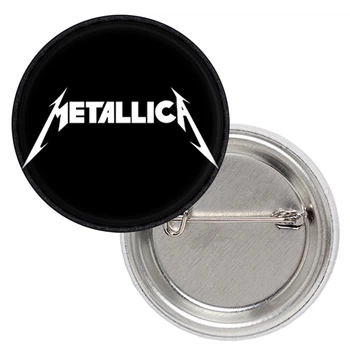 Значок Metallica (white logo)