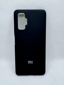 Чехол Silicone Cover для Xiaomi Redmi Note 10 Pro Черный