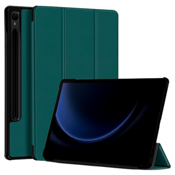 Чехол-книжка Custer Magnet Flip Cover для Samsung Galaxy Tab S10 FE / S9 FE green