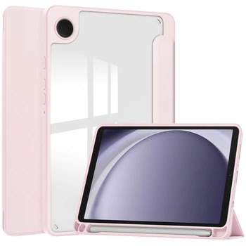 Чехол - книжка Glass Magnet Flip Cover для Samsung Galaxy Tab A9 pink