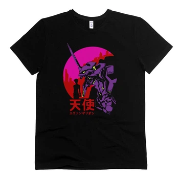 Футболка EPIC мужская Evangelion (Евангелион) 02 черная размер XL
