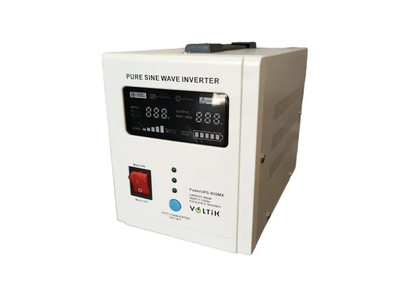 Источник бесперебойного питания (ИБП) Voltik SINUSPRO-800E 12V 500/800W (Белый)