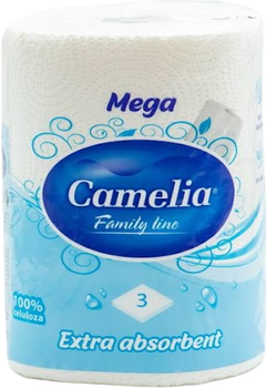 Полотенце бумажное Camelia Mega 3-слойное белое (8606107569871)