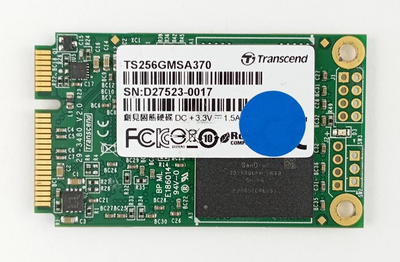 SSD Transcend MSA370 256ГБ mSATA MLC б/у