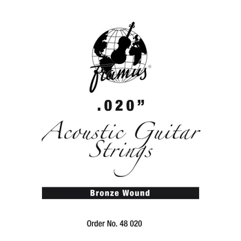 Струна для акустичної гітари Framus 48020 Bronze 020