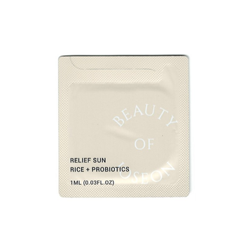 Сонцезахисний крем з пробіотиками Beauty of Joseon Relief Sun: Rice + Probiotics SPF50 1 мл