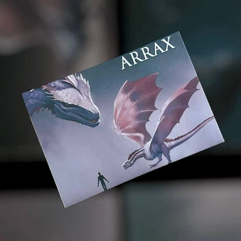 Открытка Игра Престолов Дом Дракона Arrax Размер А6