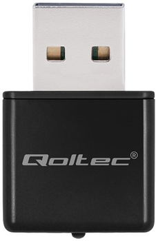 Wi-Fi адаптер Qoltec Ultra Fast Mini Wireless USB NANO WiFi Black (5901878569864)