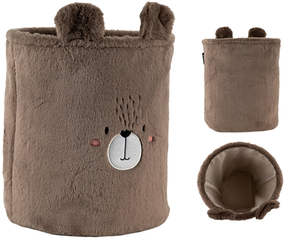 Корзина для хранения Kite Sweet Bear 30х35 см плюшевый Коричневый (K24-3100L-3)