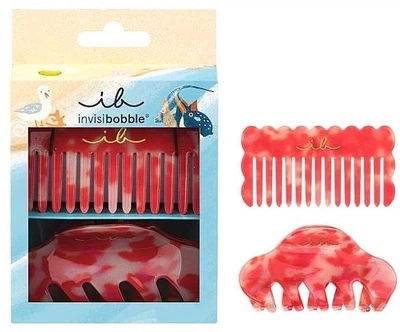 Подарунковий набір (шпилька та гребінець) Invisibobble Set Au Soleil Beachcomber