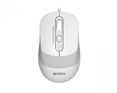 Мышь A4Tech FM10S (White) Fstyler, проводная бесшумная, USB, 1600 dpi, белая