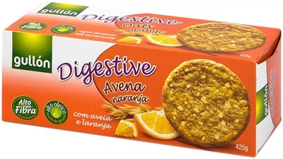 Печиво Gullon Digestive Вівсяне з апельсином 425 г (8410376047578)