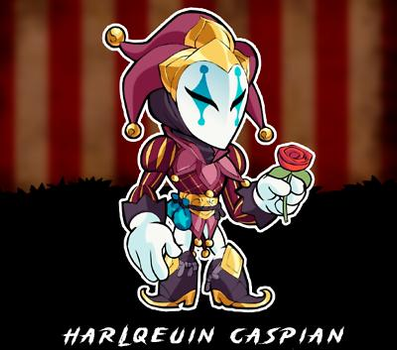 Brawlhalla: Harlequin Caspian Skin