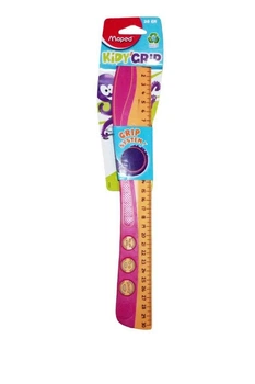 Лінійка MAPED KIDY GRIP 30см пластикова Помаранчевий з рожевим (MP.278510)