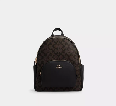 Рюкзак COACH в подписном полотне