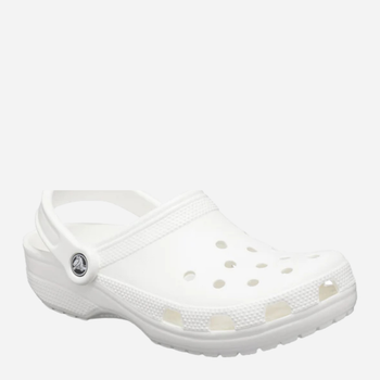 Чоловічі крокси Crocs Classic 10001-100 50-51 Білі (887350777420)