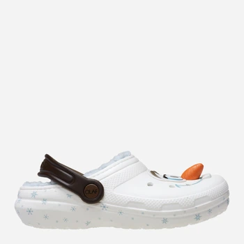 Chodaki dziecięce dla dziewczynki ocieplane Crocs Classic Frozen Olaf Clog Kids 210234-90H 28-29 Białe (196265807987)