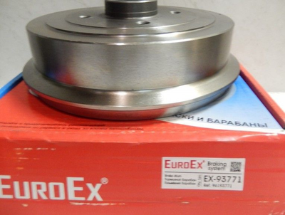Барабан тормозной Lanos 1.5, Nexia, Sens, Opel Astra F 05- (со ступицей) 96193771 EuroEx