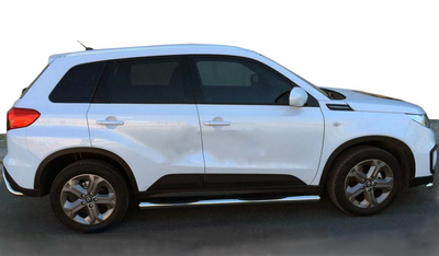 Боковые трубы (2 шт., нерж) для Suzuki Vitara 2015- гг
