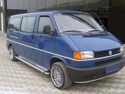 Боковые Подножки KB002 d60мм (2 шт., нержавейка) для Volkswagen T4 Caravelle/Multivan 1990-2003 гг
