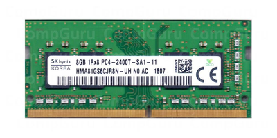 Оперативна пам'ять для ноутбука Hynix DDR4 8GB 2400MHz SO-DIMM 1Rx8 PC4-2400T (HMA81GS6CJR8N-UН)