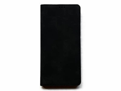 Защитный чехол-книжка K'try для Google Pixel 6 Pro черный, из матовой искусственной кожи со слотами для карт
