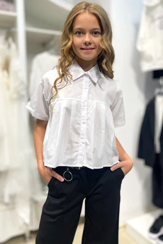Сорочка MiniModa 134 см Білий (2125000852522)