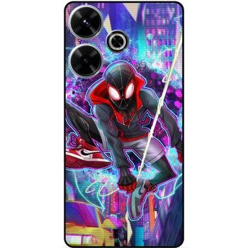 Силіконовий бампер чохол Candy для ZTE Nubia V60 з картинкою Spider man Людина павук Майлз Моралес