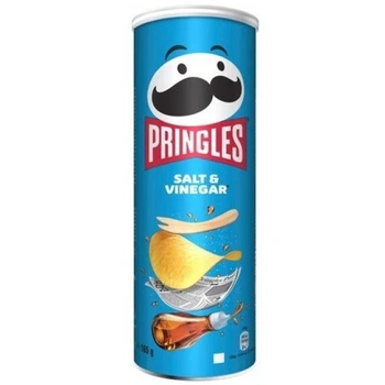 Чипсы Pringles Salt & Vinegar соль и уксус, 165 г
