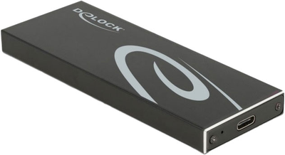 Zewnętrzna kieszeń na dysk SSD DeLOCK M.2 SATA USB Type-C Black (4043619420032)