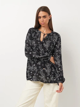 Блузка женская United Colors of Benetton 545Q5QCR3-73C XS Черная (8300898138246)