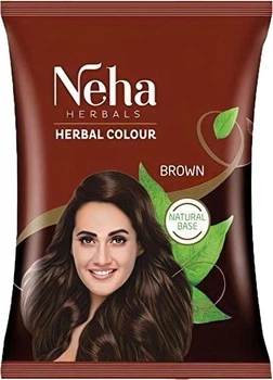 Фарба-хна індійська для волосся НЕХА NEHA HENNA 20 г Коричнева
