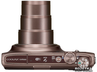 Фотоаппарат Nikon Coolpix S9500 Bronze купить на ROZETKA