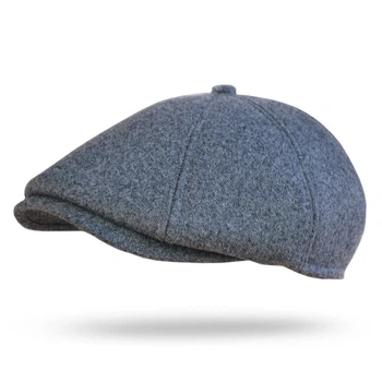 Кепка восьмиклинка твидовая меланж VladAltex 60 Синий 512-28