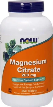 Магній цитрат NOW Foods Magnesium Citrate 200 mg 250 таб