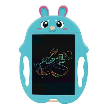 Дитячий графічний планшет для малювання Animals Writing Tablet LCD зі стилусом бірюзовий