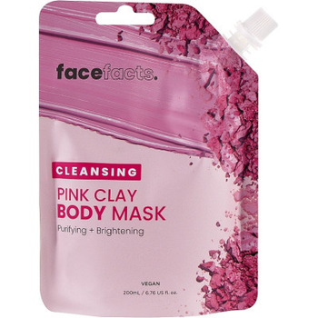 Маска для тела Face Facts Cleansing Pink Clay Body Mask Очищающая с розовой глиной 200 мл (5031413928778)
