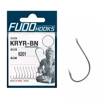 Крючки Fudo Keiryu W/Ring Black 4 (13 шт.)
