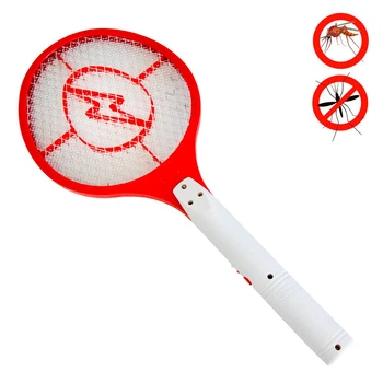 Электромухобойка Rechargeable Mosquito Hitting Swatter Красная с белой ручкой (1010633-Red)